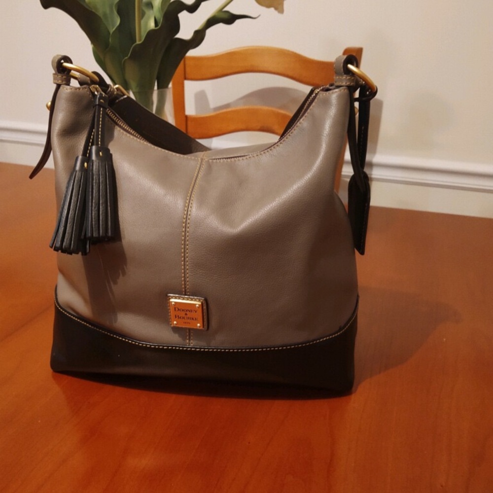 Gray and black Dooney & Bourke EUC